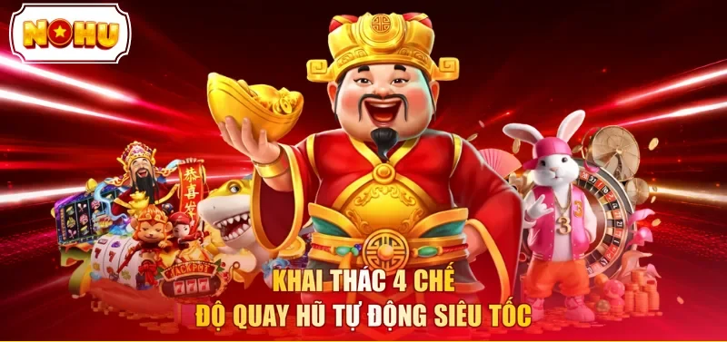 Khai thác 4 chế độ quay hũ tự động siêu tốc 