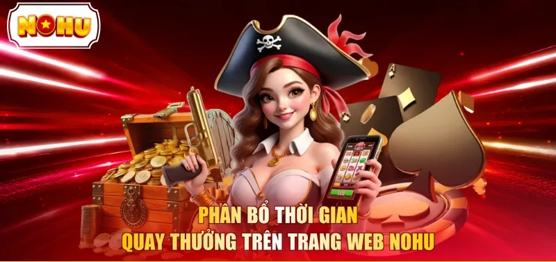 Phân bổ thời gian quay thưởng trên trang web NOHU